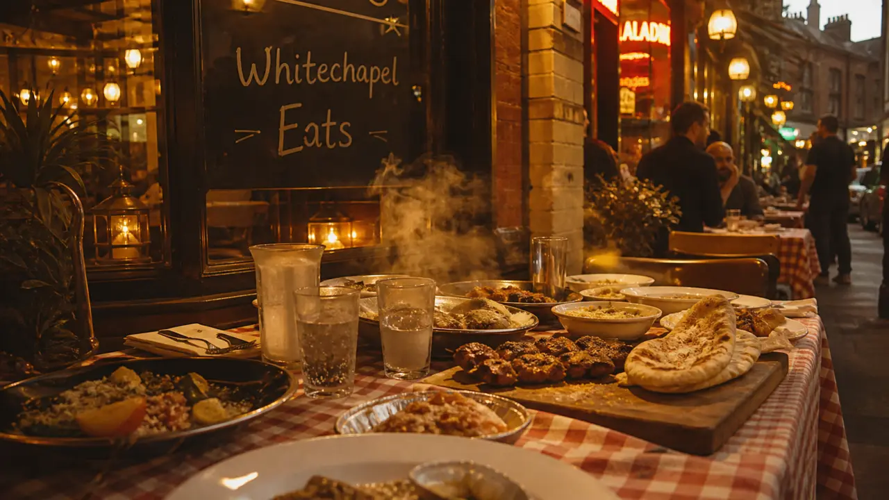 10 meilleurs restaurants whitechapel londres : curry dans un restaurant animé à Whitechapel