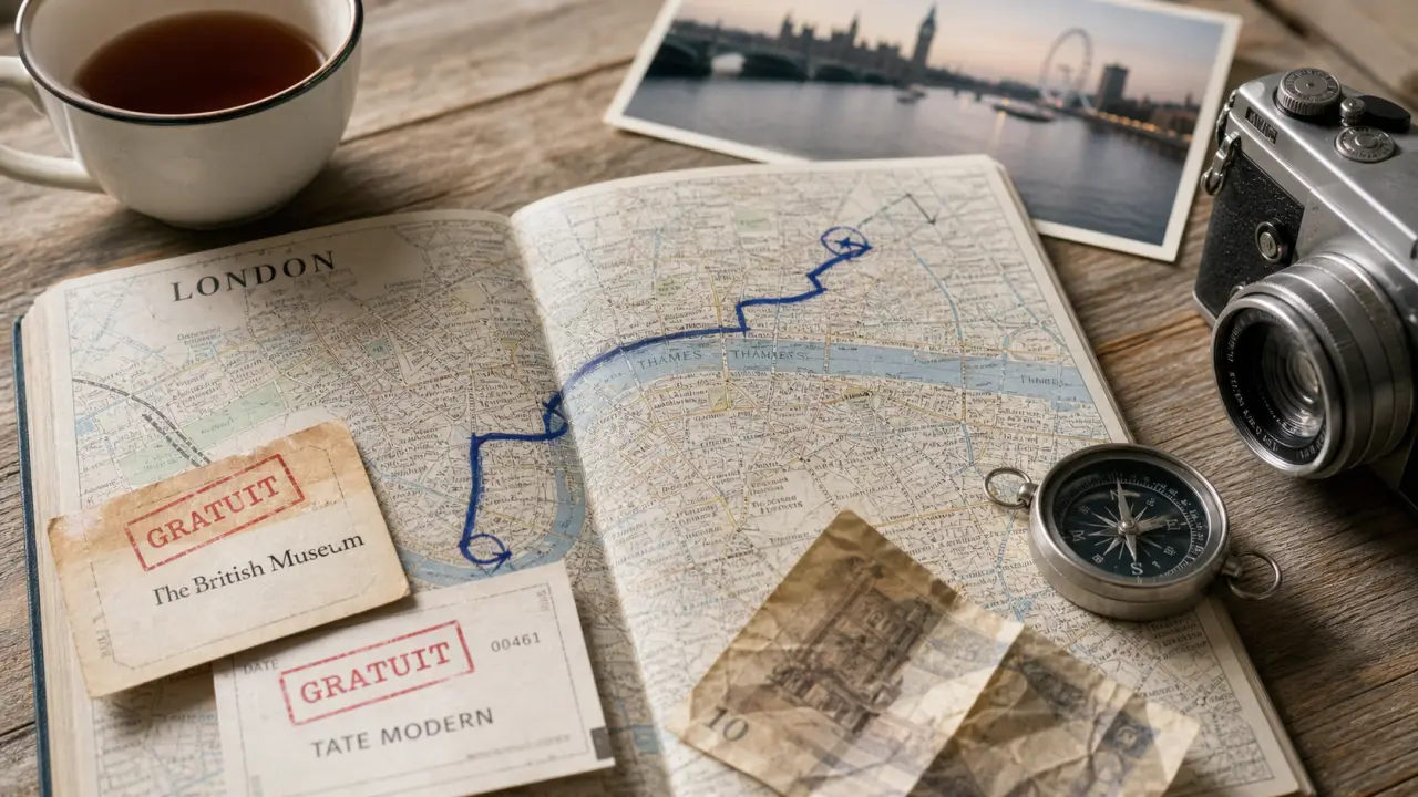 Activites gratuites londres : carte et vues de Londres sans billet