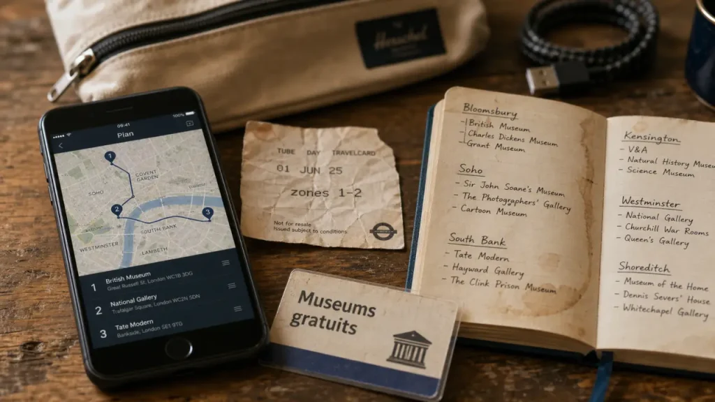 Application pour visiter Londres : carte hors ligne, métro et sorties gratuites