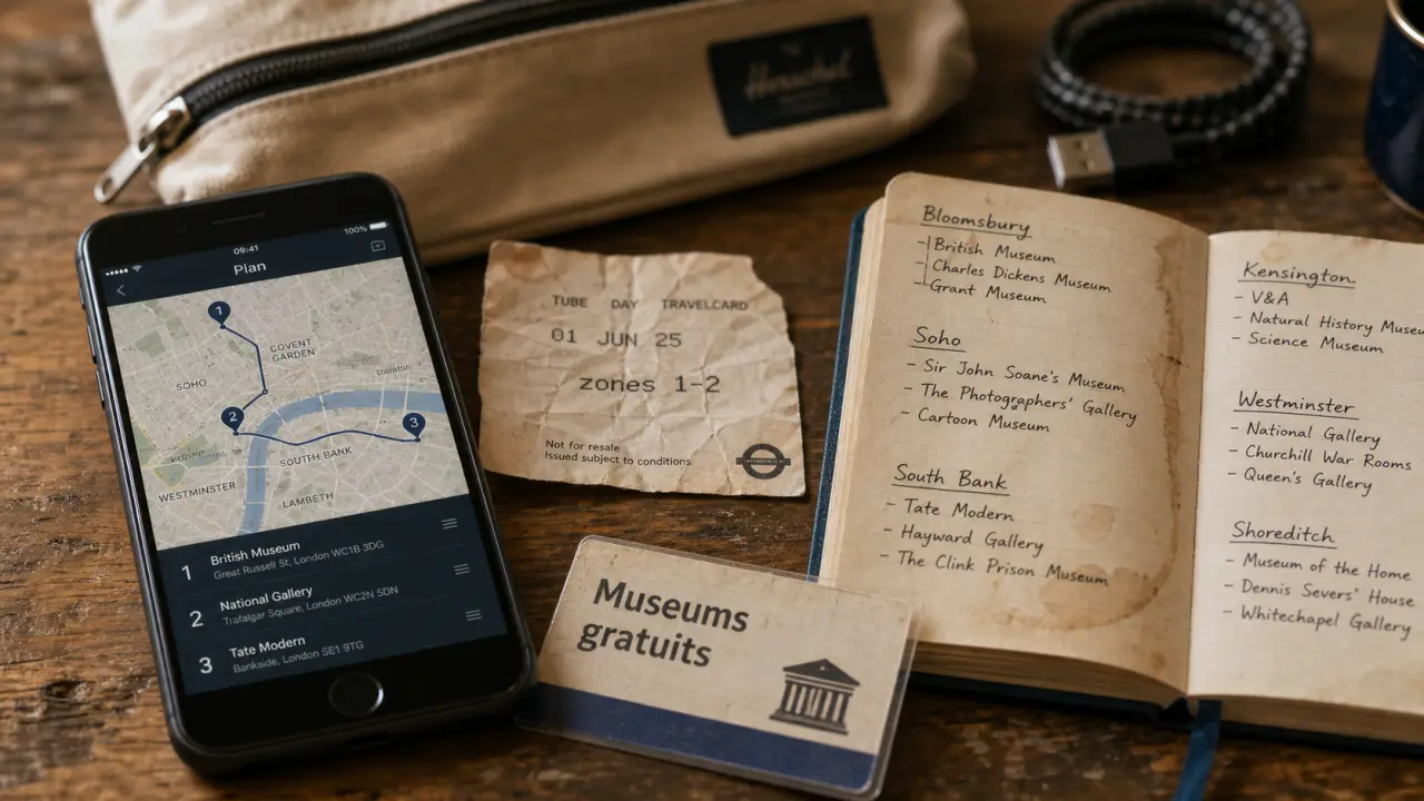 Application pour visiter Londres : carte hors ligne, métro et sorties gratuites