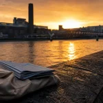 Lieux a visiter londres : vue de la Tamise depuis South Bank près de Tate Modern