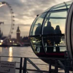 London Eye billets : vue depuis la Tamise avec cabines