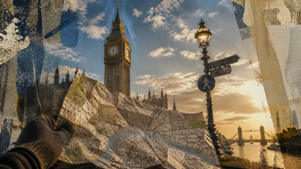 Londres lieu a visiter : Big Ben et Tower Bridge, promenade Westminster à Shoreditch