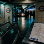 Carte du Londres metro (Tube) dans une station