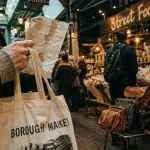 Marché à Londres Borough Market : street food et shopping vintage
