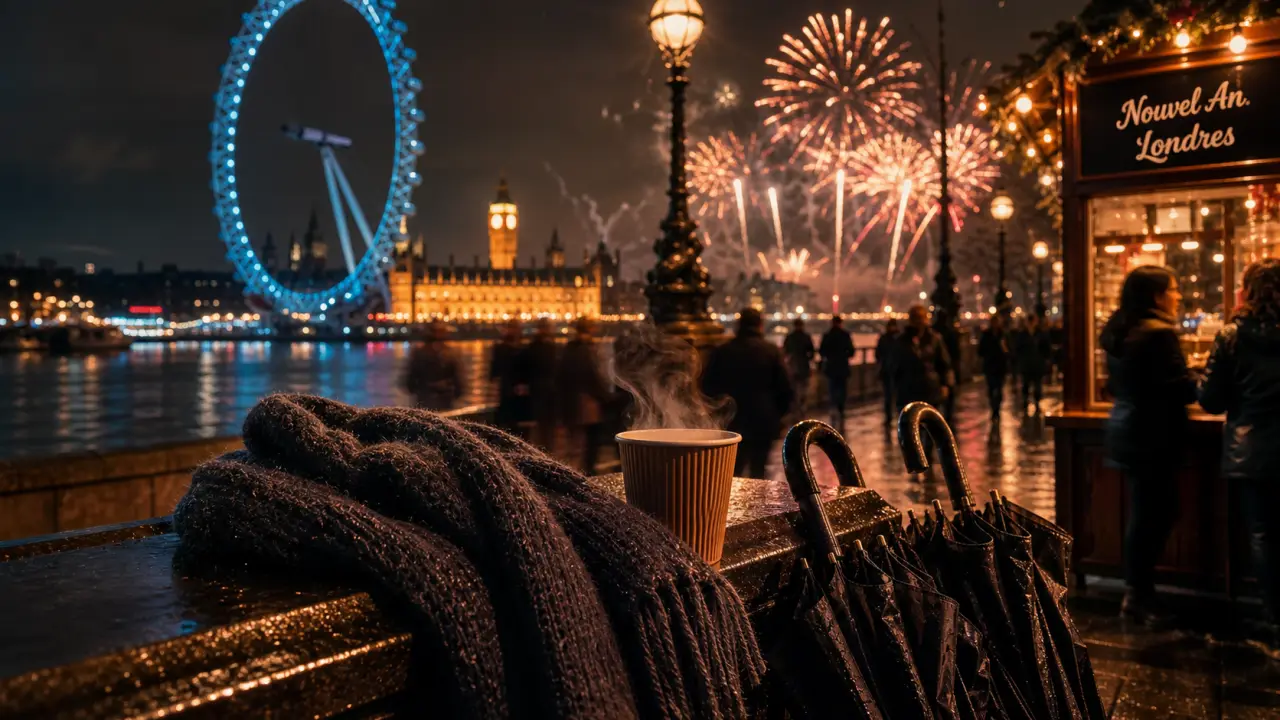 Que faire a londres le 31 decembre : feu d’artifice sur la Tamise, London Eye