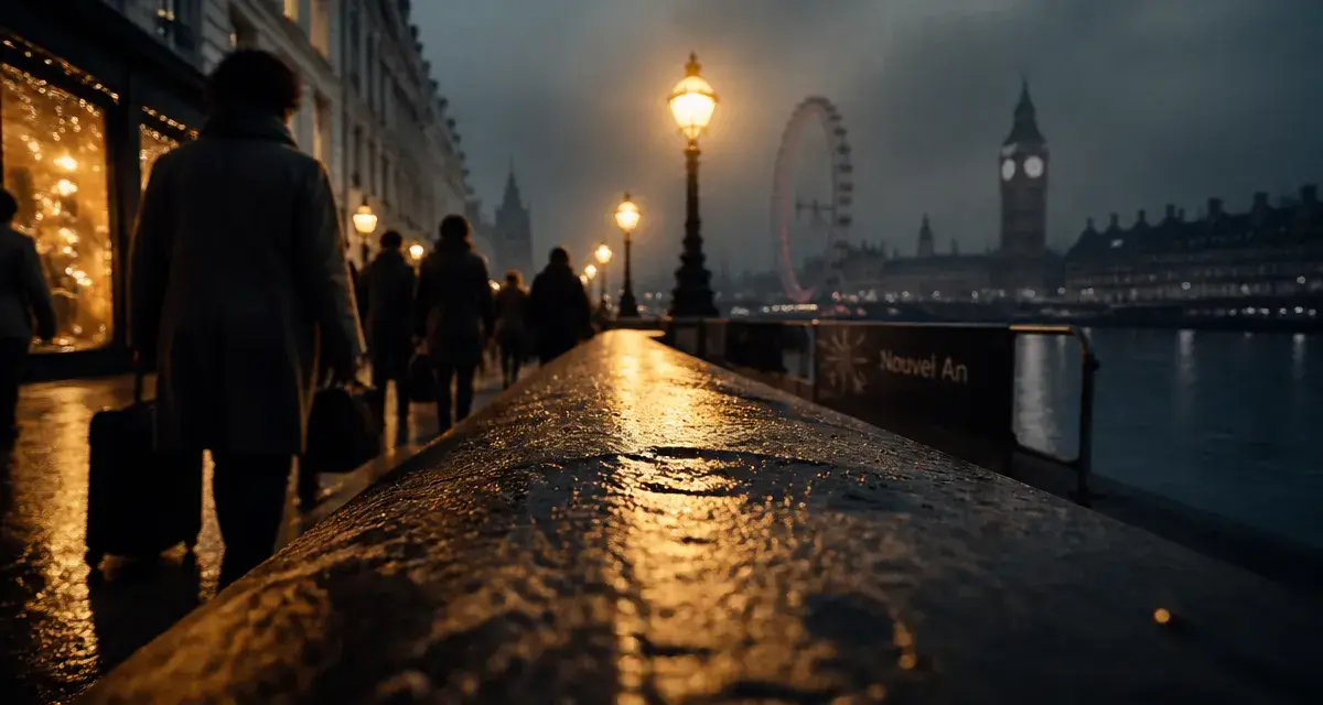 Que faire a londres le 31 decembre : quais de la Tamise, Big Ben et London Eye au Nouvel An