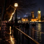 Que faire le soir a londres : Big Ben et London Eye la nuit