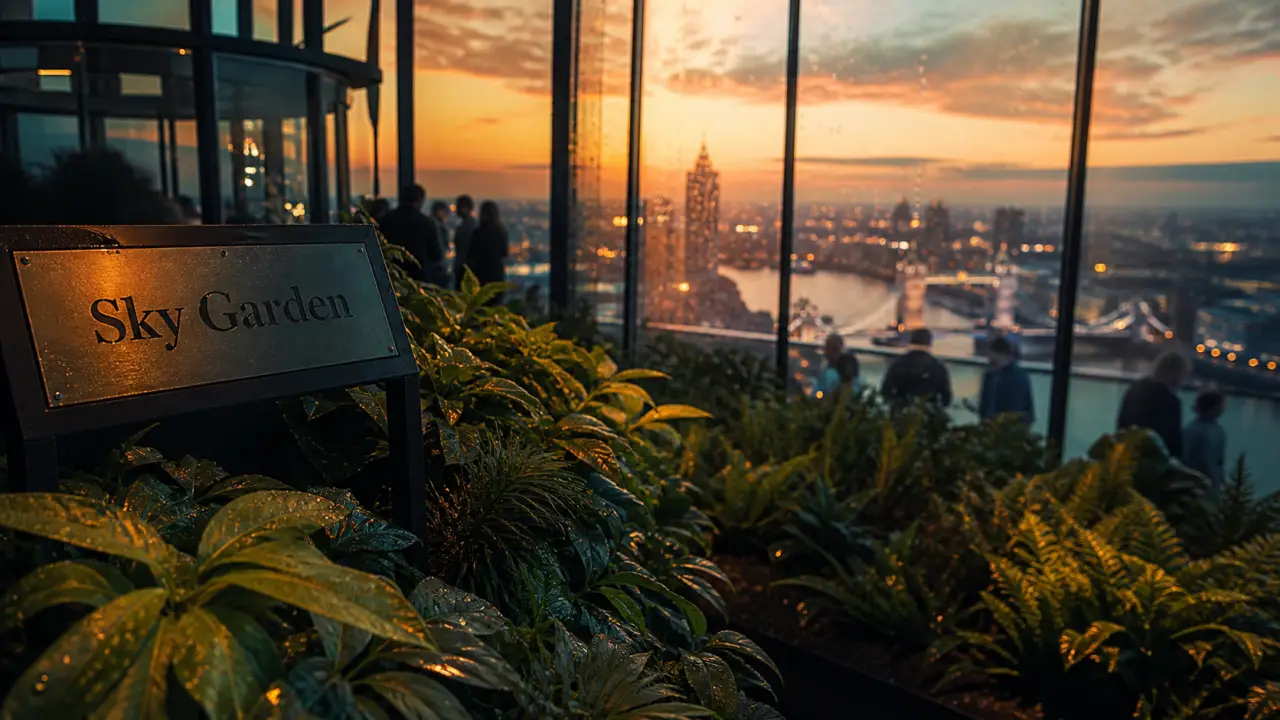 Skygarden Londres : vue gratuite sur la City depuis le Sky Garden