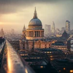 Visiter la cathédrale Saint Paul Londres : vue du dôme et de la City