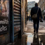 Visiter Shoreditch Londres : street art sur mur à Brick Lane