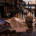 Choses à visiter à Londres : carte et thé près de la Tamise