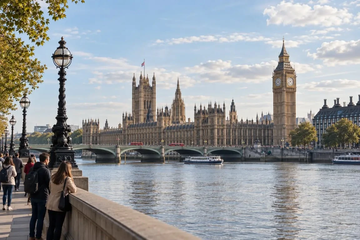 Airbnb Londres quartiers : ambiance de Westminster et South Bank au bord de la Tamise