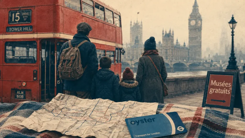 Londres pas cher en famille : bus rouge, carte Oyster et musées gratuits