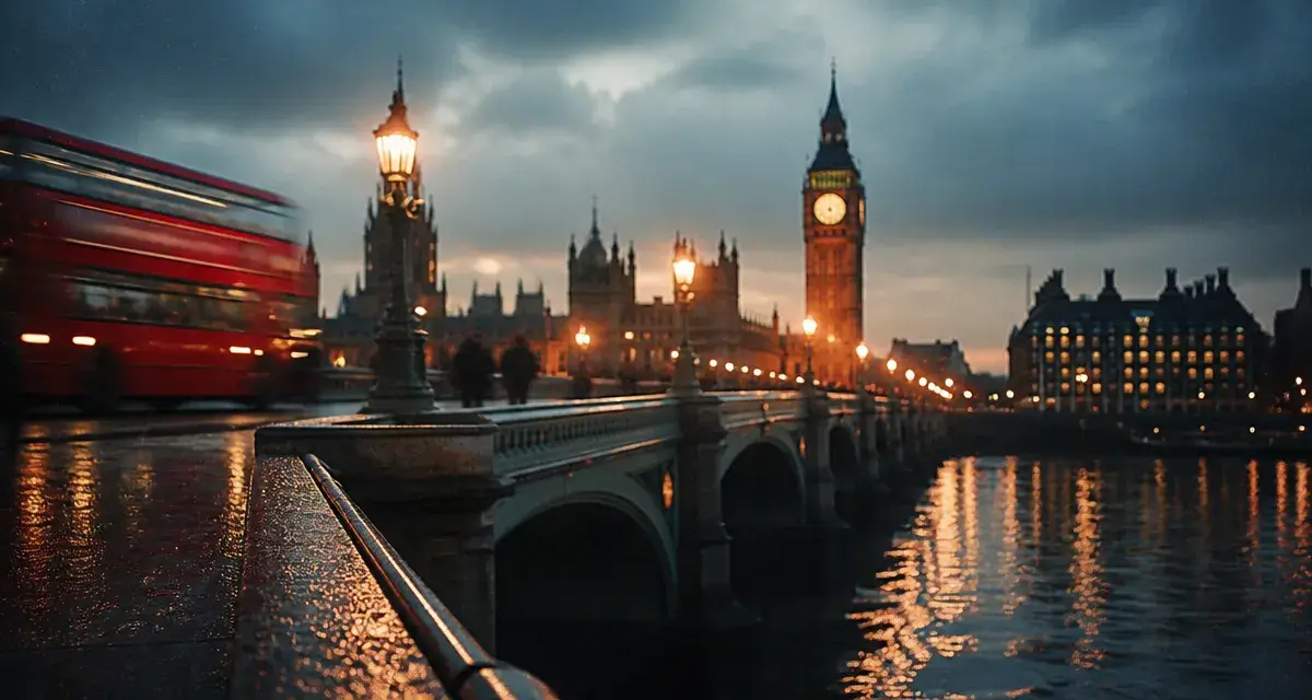 Meilleur endroit a visiter a londres : vue sur le pont de Westminster et Big Ben