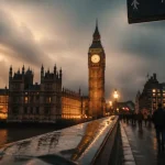 Peut on visiter big ben à londres : Elizabeth Tower vue depuis Westminster Bridge