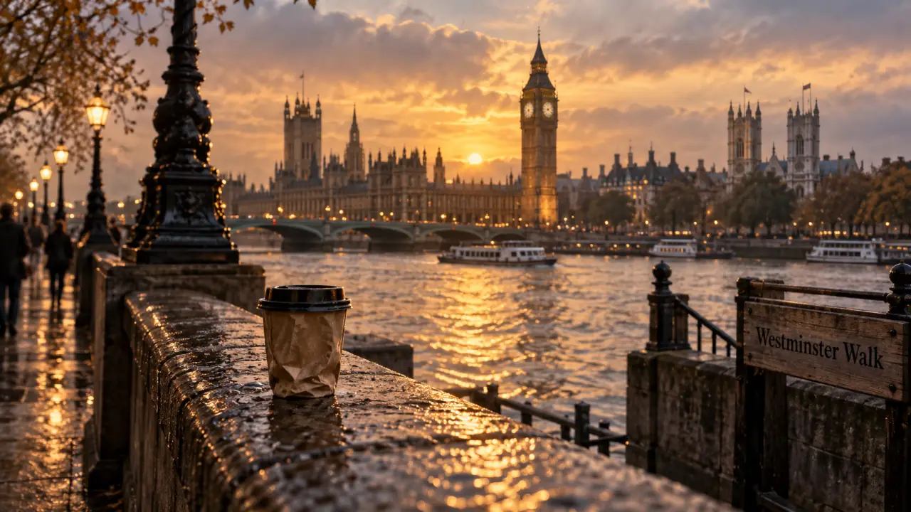 Qu est ce qu on peut visiter a londres : vue Westminster et Big Ben depuis la Tamise