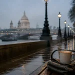 Que faire a Londres en fevrier : chocolat chaud près de la Tamise, London skyline et Saint-Paul