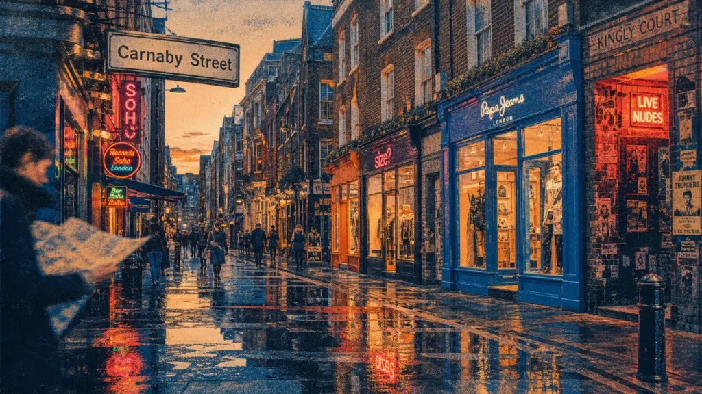 Que faire à Soho Londres : Carnaby Street, ruelles et néons