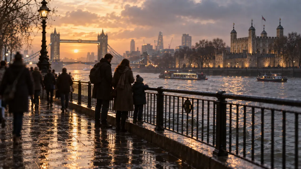 Que faut il absolument visiter a londres : South Bank, Tower Bridge et Tour de Londres, promenade.