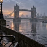 Que visiter en priorité à Londres : Tower Bridge au lever du jour sur la Tamise