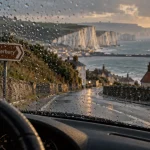 Que visiter entre Douvres et Londres : route vers Canterbury avec falaises de Douvres