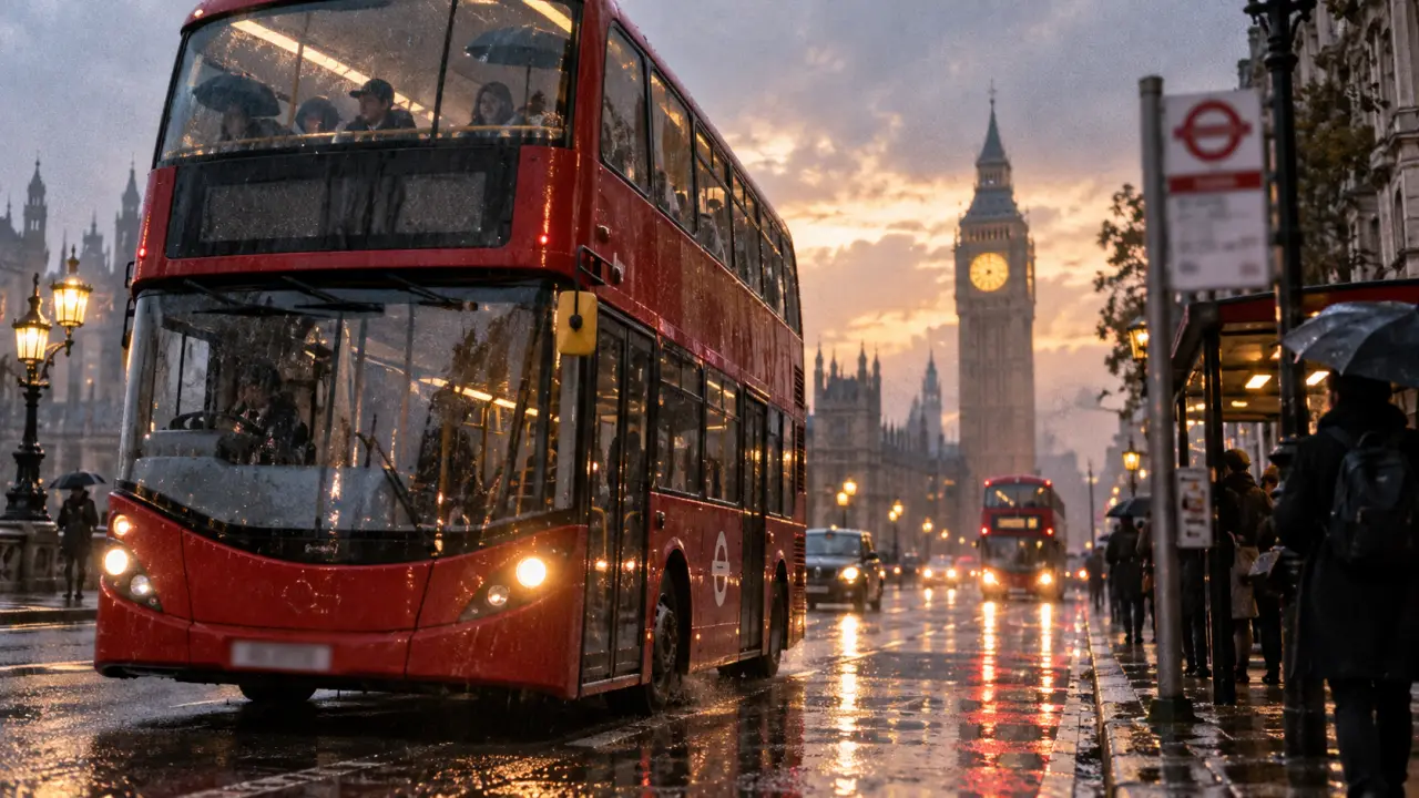 Quel bus pour visiter Londres : bus rouge à impériale près de Westminster