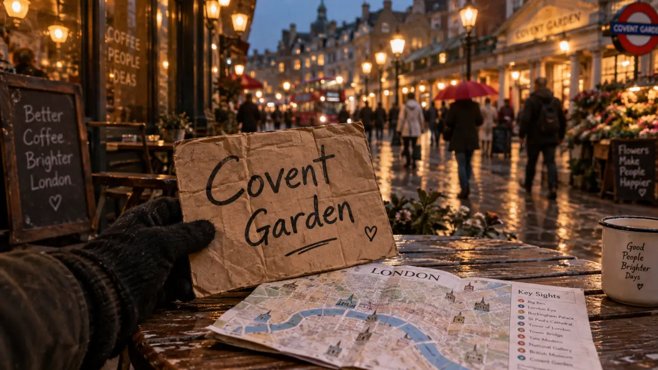 Covent Garden, meilleur quartier de Londres pour visiter