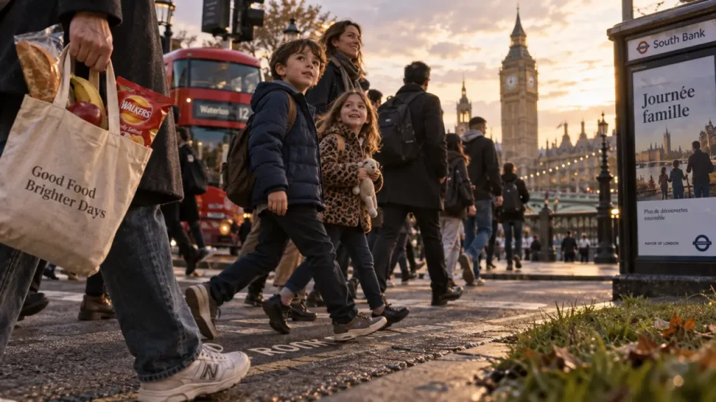 Une journée à Londres en famille sur South Bank, bus rouge et Big Ben