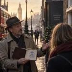 Visiter Londres avec un guide Blue Badge devant un bâtiment victorien