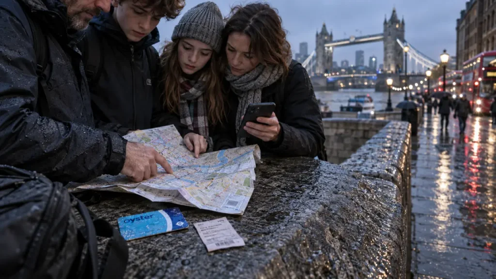 Visiter londres en 4 jours avec des ados : carte Oyster et Tower Bridge