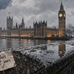 Site a visiter a londres : Houses of Parliament et Big Ben depuis Westminster Bridge